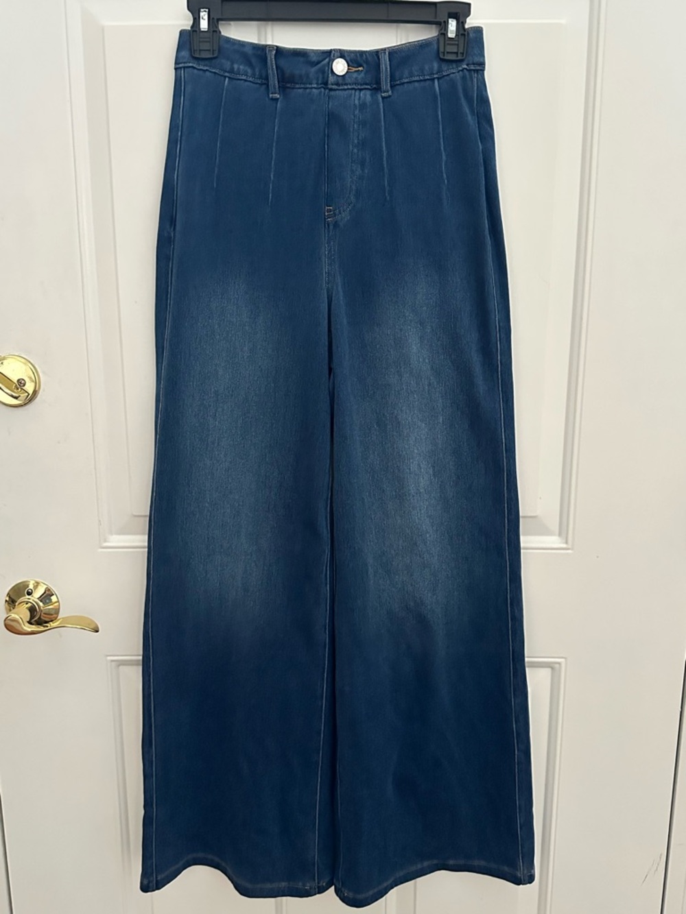 Halara Flex High Waisted Tummy Control Wide Leg Casual Jeans with Pockets - Picture 11 of 11